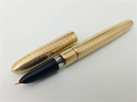 pennarello rolex laminato oro 750|ROLEX 18K Italy FOUNTAIN PEN Laminato Oro 750 Circa1950.